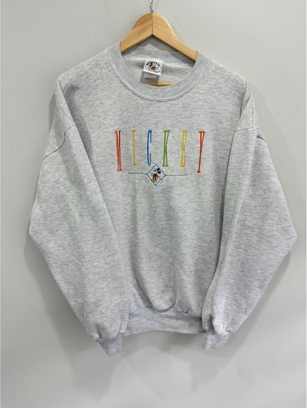Vintage Mickey Mouse Spellout Sweater sweatshirt